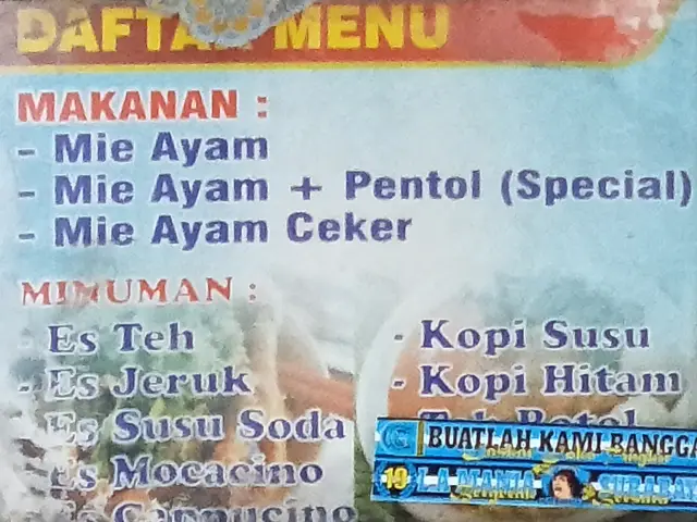 Gambar Makanan Mie Ayam Solo 1