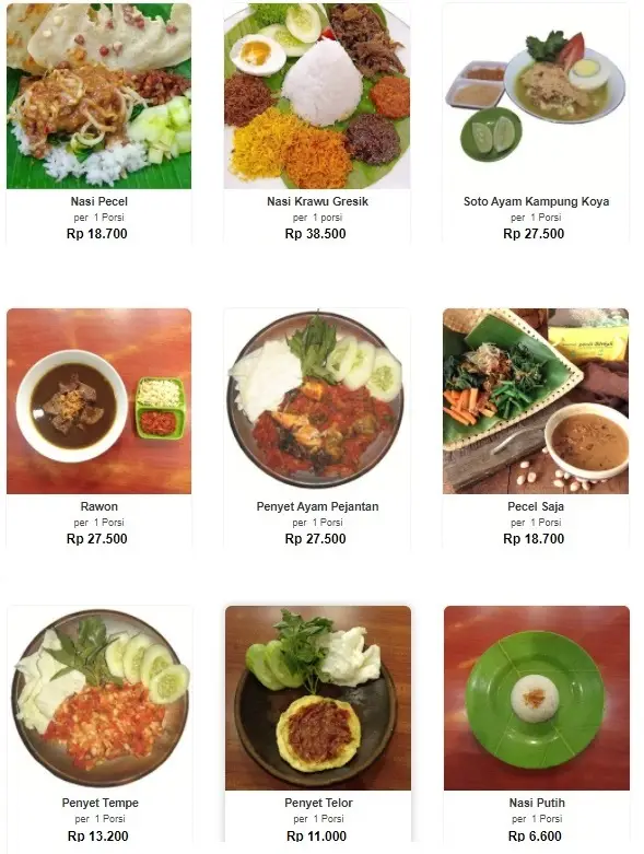 Gambar Makanan Pecel Berkah 1