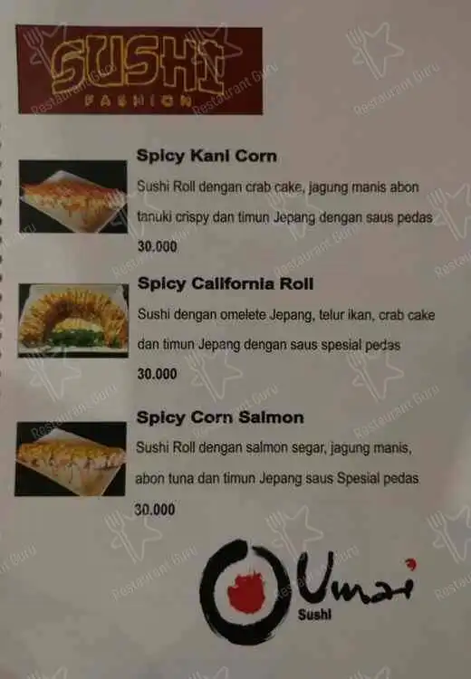 Gambar Makanan Umai Sushi 2