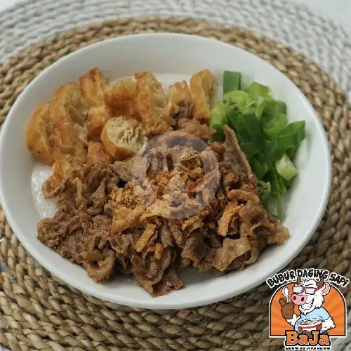 Gambar Makanan Bubur Daging Sapi Baja 4