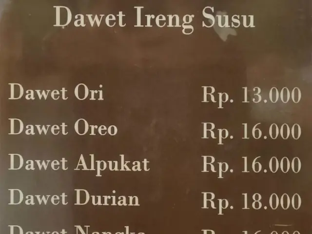 Gambar Makanan Dawet Ireng Susu 4