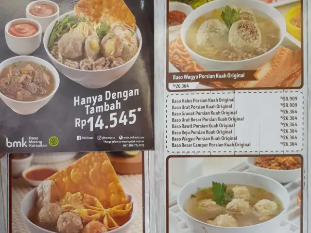 Gambar Makanan BMK (Baso Malang Karapitan) 3