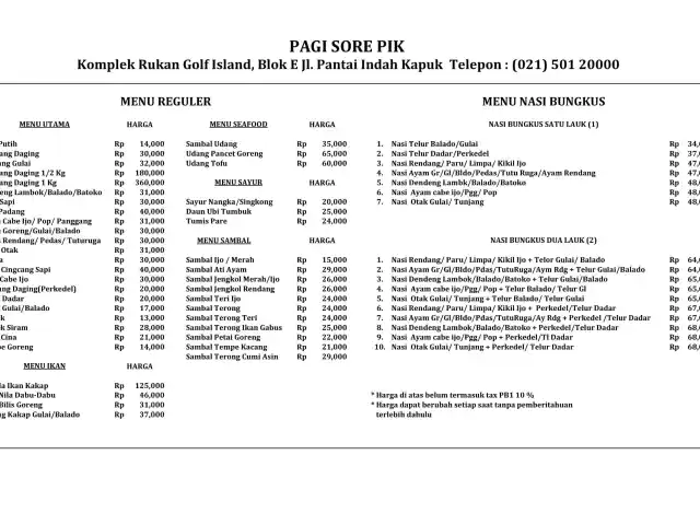 Gambar Makanan RM Pagi Sore 12