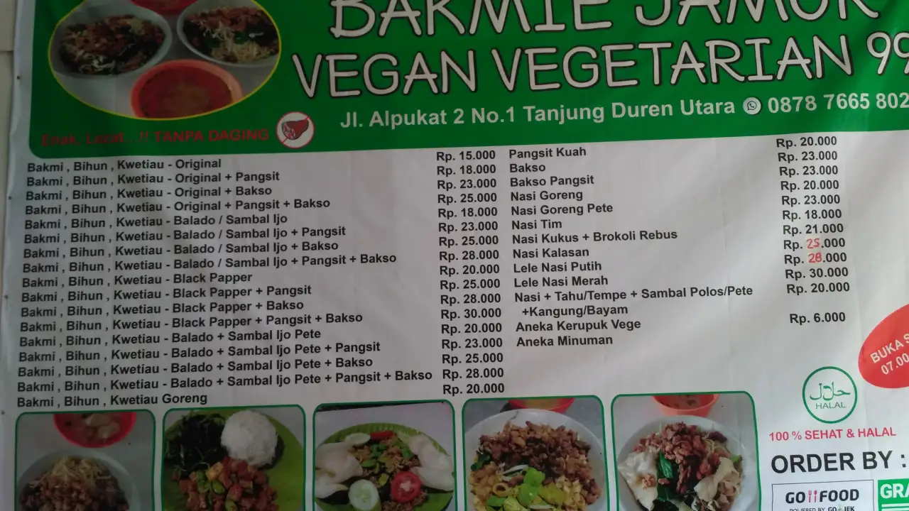 Bakmie Jamur Vegan Vegetarian 99