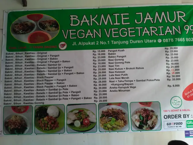 Bakmie Jamur Vegan Vegetarian 99