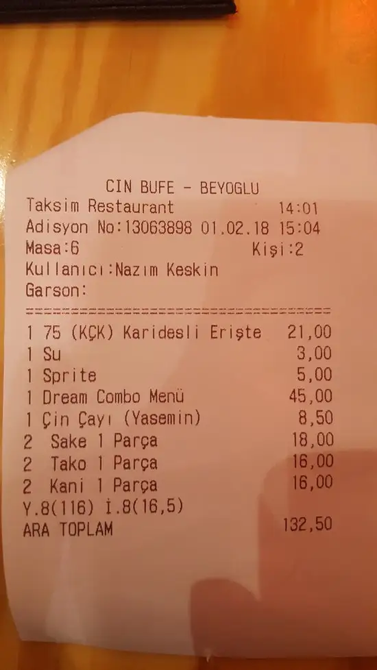 Çin Büfe Beyoğlu'nin yemek ve ambiyans fotoğrafları 41